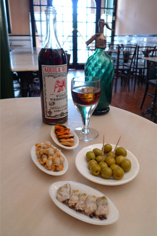 entrantes con bebida